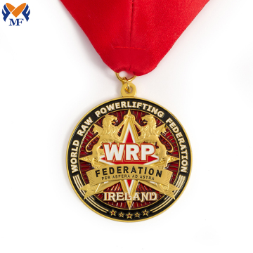 Custom metal award color medals and ribbons