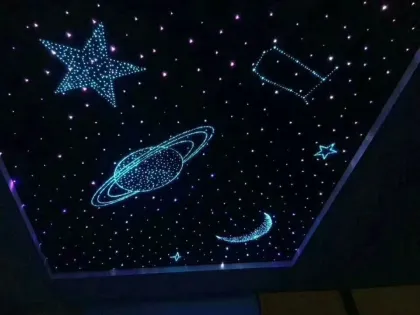 LED Fiber Optic Starry Ceiling Lights for Night Clubs