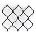 Black aluminium security mesh