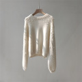Pullover Sweater with Pearls