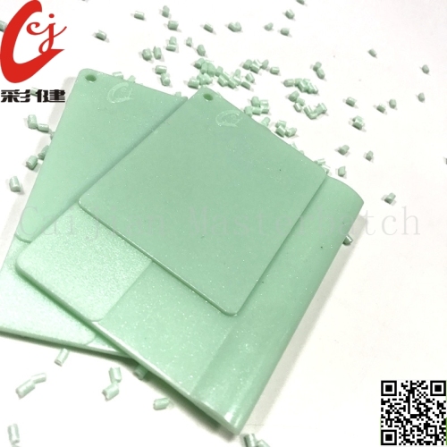 Verde Sin Material de Pintura Masterbatch Gránulos