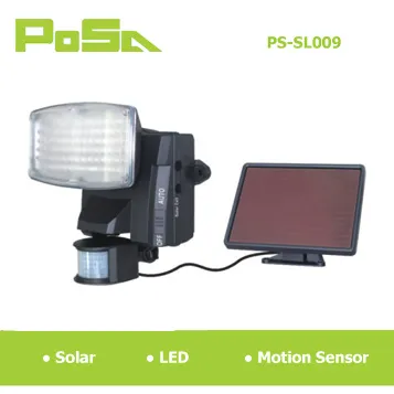 6W solar motion sensor security light, super bright (PS-SL009)