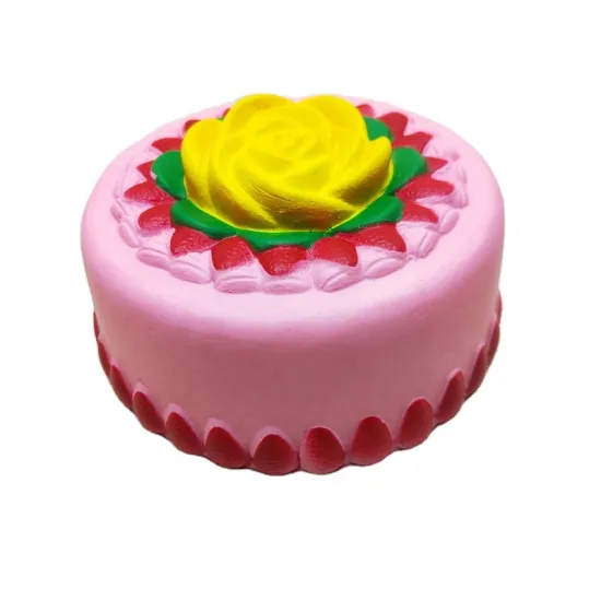 Factory Direct Cake Squishy Toys: Anti-Stress, Cute Flower Designs