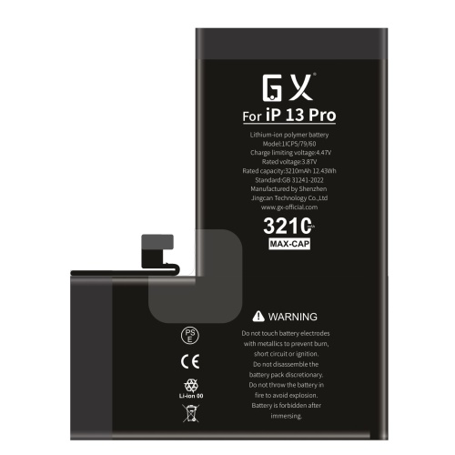 GX az Apple 13PRO -hoz, nagy kapacitású akkumulátorral