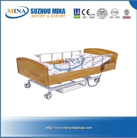 Homecare Wooden Electric Hospital Furniture Bed, Home Hospital Bed Dimensions (MINA-AW215)