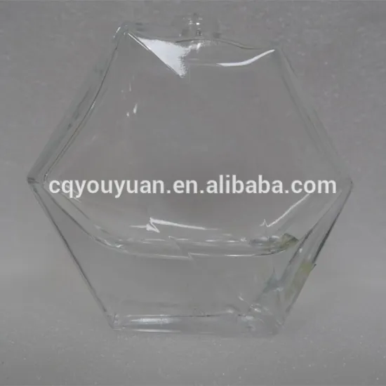 Empty Glass Bottle Perfume 100 ML Hexagon Perfume Bottles