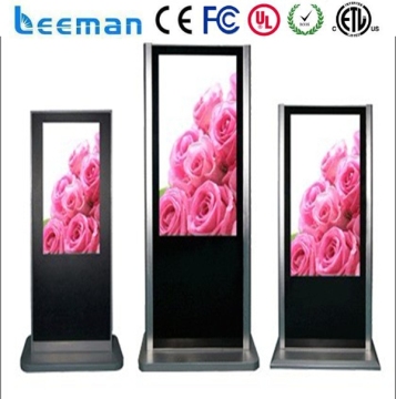 indoor advertising kiosk Leeman P10 SMD lcd all in one computer systems