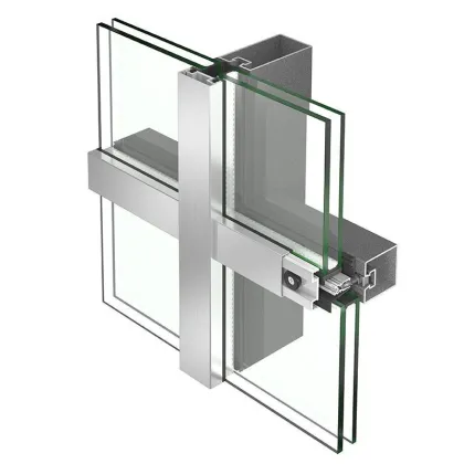 Outdoor Majestic Emporium Curved Glass Curtain Wall Structural System