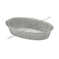 Recipiente de papel de aluminio 3LB Bandeja ovalada