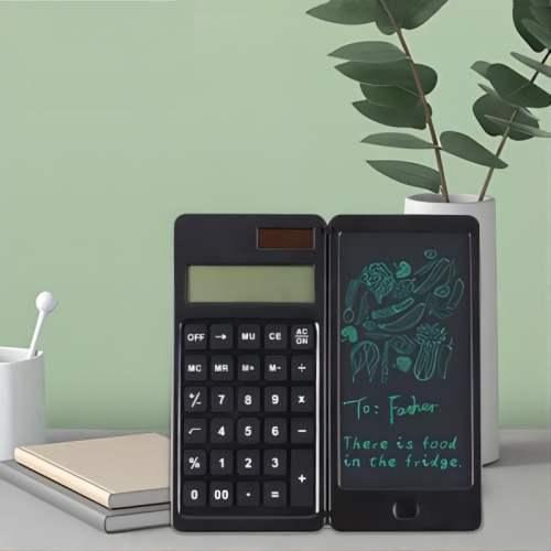 Suron Calculator Notepad With LCD Writing Tablet