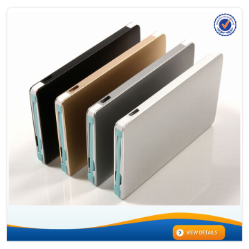 AWC927 Credit Card Size For iphone Charger Samsung Charger 4000mAh Wallet Power Bank