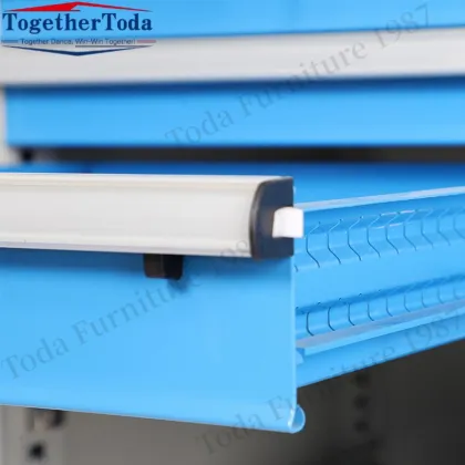 4 Draw Trolley Blue Tool Cart Cabinet