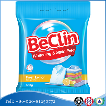 BeClin Natural & Mild Formula Fresh Lemon Whitening Stain Free Detergent Washing Powder