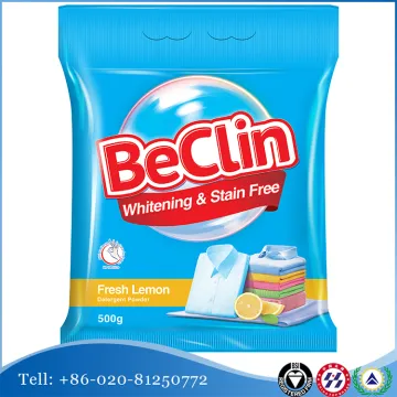 BeClin lemon formula detergent washing powder