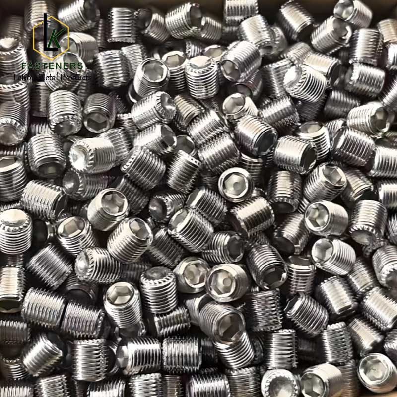 stainless steel hex socket set screw