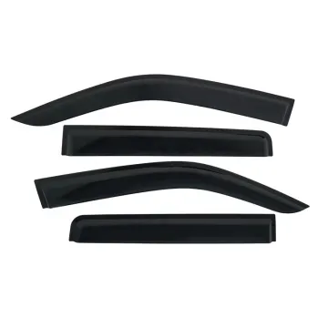 Window Door Visor Black for Nissan Navara D40 2005-2011 Rain Shield Wind Deflector