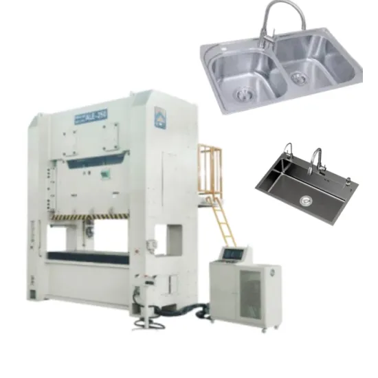 ALE250 High Efficiency 250 Ton Press for High Productivity Stainless Steel Sink Production