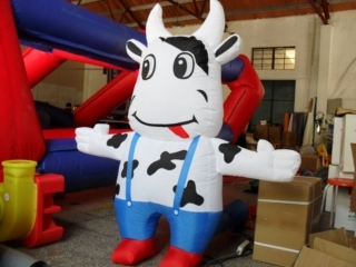 Inflatable Milk Cow Cartoon for Advertising (XZ-CA-004)
