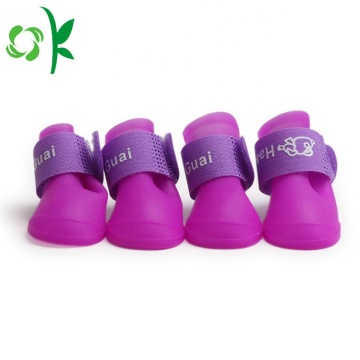 Outdoor Anti-Skid Waterproof Silicone Dog Boots