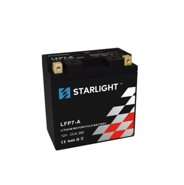 LiFePO4 LFP7-A 12.8V Lithium Motorcycle Battery