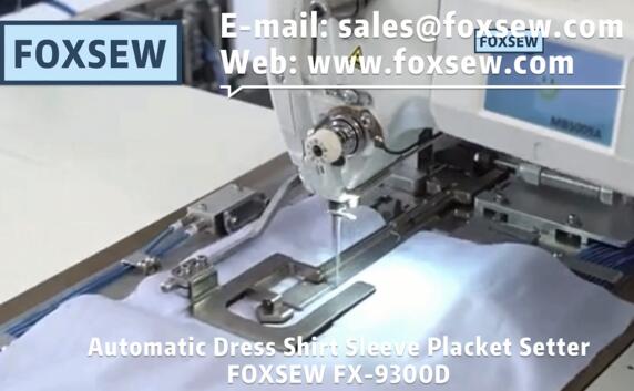 Automatic Shirt Sleeve Placket Setter FOXSEW FX-9300D -3