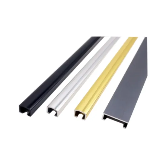 Popular Anodized Aluminum LED Profile for Black Wall Decoration