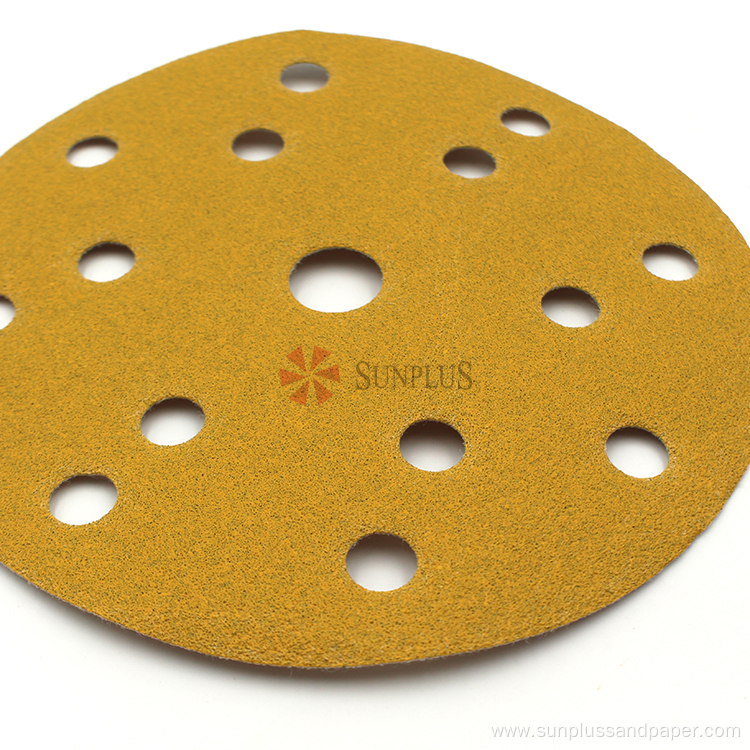 Gold Sandpaper Abrasives Sanding Paper for Car Paint