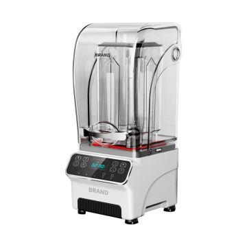 Commercial Shaved Ice Maker and Heavy Duty Electric Blender with Sound Cover