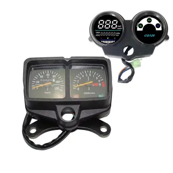 High Quality Motorcycle Digital Speedometer Gauge with Dual Odometer and Tachometer for Honda CG125