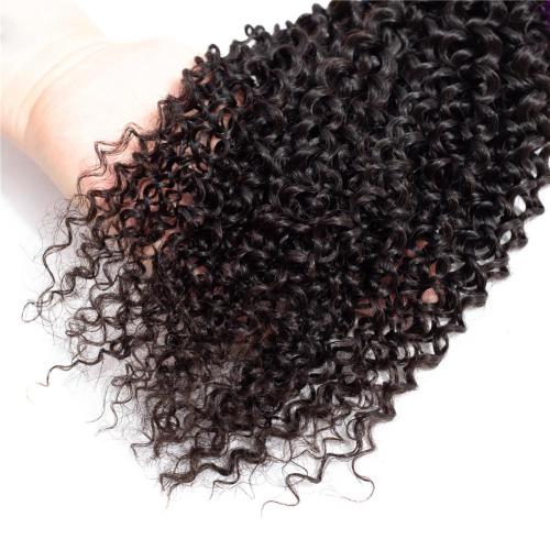 UNPROCESSED HUMAN HAIR KINKY CURLY HAIR BUNDLE WEAVE