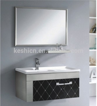 KS-364 stainless stell bathroom vanity top cabinet