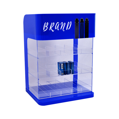 APEX Blue Vape Display Stand For Retail Store
