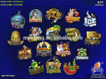 Low Percentage Multigame XXL 17 in 1 Slot Game Board Casino Game for Gaming Machine
