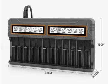 Universal 18650 & AA Battery Charger for 3.7V Cells