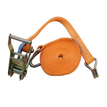 1.5\" Lashing Belt Strap Ratchet Tie Down with Double J Hook: Secure Cargo Fastening Solution