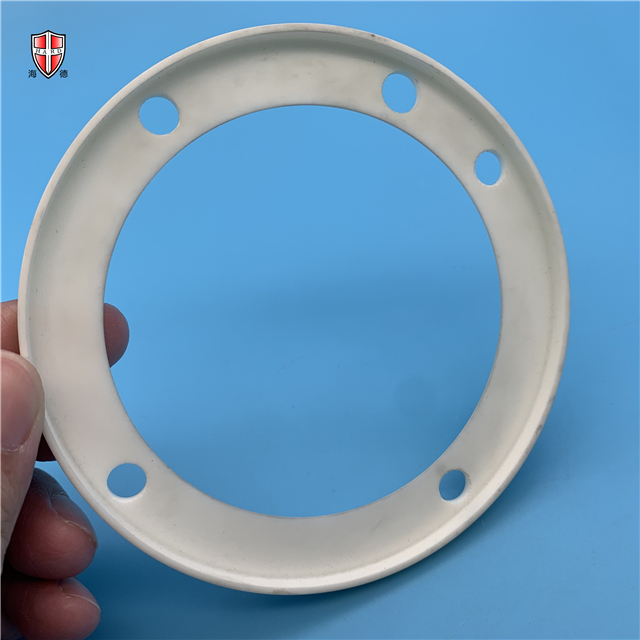 isostatic pressure moulding Al2O3 ceramic flange ring