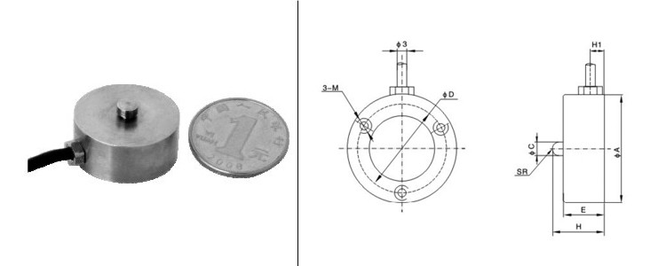 GML669 load cell drawing