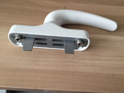 strong hardware white aluminum alloy door handle