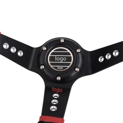 JDM 3Spokes Race Steering Wheel - Universal Car Gaming Steering Wheel