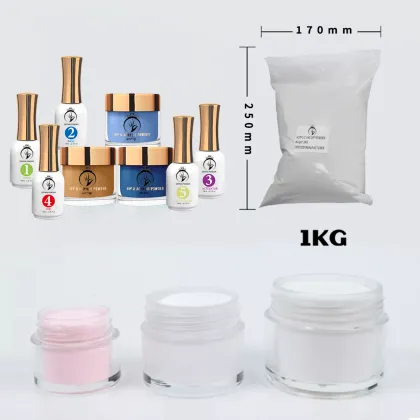 Factory Wholesale Clear Acrylic Nail Powder for Nail Dipping Systems