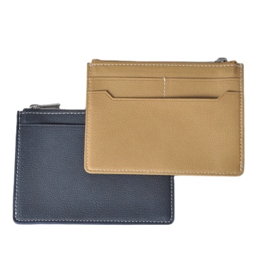 Personalized Embossed PU Leather Business Card Holder for Men and Women