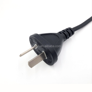 Argentina Standard 2 Pin Plug H03VVH2-F IRAM AC Power Cord 10A 250V