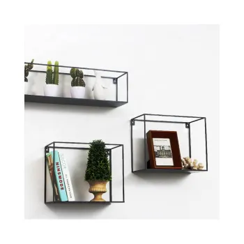 Simple Style Artistic Wall Mounted Shelf for Home Decoration