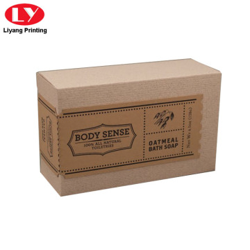 Brown Kraft Paper Box Soap Packaging