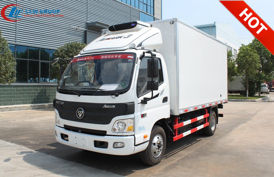 العلامة التجارية الجديدة FOTON 18m³ شاحنة نقل تبريد الحليب