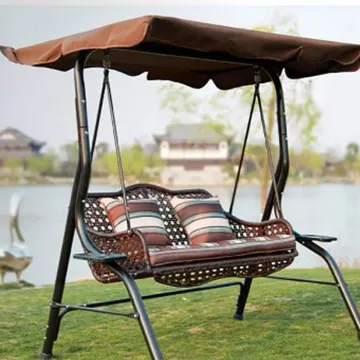 Outdoor Waterproof Swing Hanging Chair for Patio Garden Recreation Area