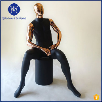 Poseable male wire mannequin doll