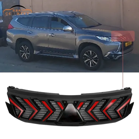 Front Bumper Grille ABS Material Front Grill for Montero 2016