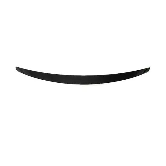 Mercedes-Benz S-Class Rear Wing Spoiler: W222 AMG Bright Black Carbon Fiber Tail Wing - No Drilling Required