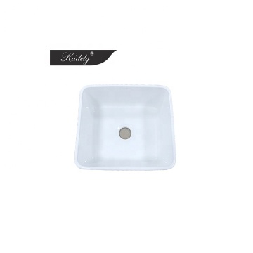 White Single Bowl Ceramic Kitchen Sink 20\